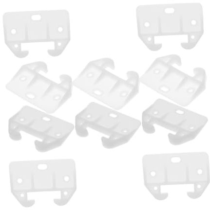 Homoyoyo 10stücke Teiliges Kunststoff Schubladenführungen Kunststoff-schubladendämpfer Langlebig Für Kleiderschränke Kommoden Und Schränke Als Praktische Schubladenstopper