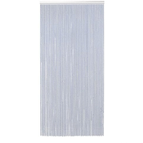 Eazyzap Aluminium Chain Door Fly Screen HX949 1950x900mm, Blue | Allows effortless walk-through access for busy kitchen staff while keeping pests out and fresh air flowing freely.