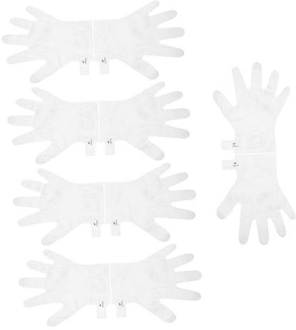 Mikinona 5par De Manos Exfoliante y Hidratante Guantes Blanqueadores De Manos De De Spa Para Quita Cutículas