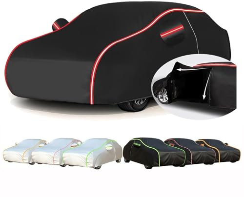 Car Cover for Jaguar XK 2007-2014 (479.4 x 189.2 x 132.9cm),Oxford Cloth Car Cover with Night Reflective Strips, Rain And Snow Proof, Dust Proof, UV Proof, Anti-Aging