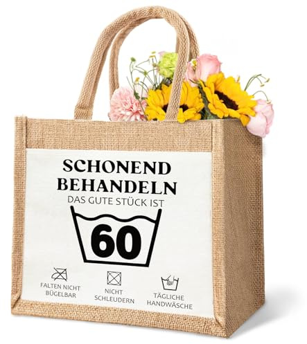 Geschenke zum 30./40./50./60./70. Geburtstag für Frauen, lustige Jutebeutel-Geschenke zum 30./40./50./60./70. Geburtstag für Frauen, Männer, Frauen, Geburtstagsgeschenke für Mutter, Frauen, Freunde