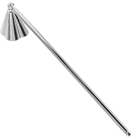 VALICLUD Stainless Steel Candle Snuffer Set Wick Trimmer and Dipper Unique Candle Extinguisher Tool for Home Decor Suitable for Aromatherapy and Relaxation