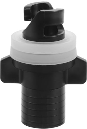 CLISPEED Hr Ventiladapter Aufschraubbar Weiß mit Dichtungsring für Paddleboard Luftpumpen Kajak Schlauchboot Fußpumpe Zubehör Outdoor