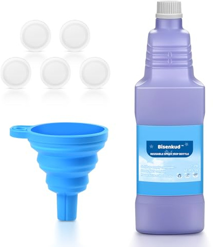 Återanvändbar påfyllningsflaska för Swiffer WetJet Spray Mop, 1 250 ml, inklusive 1 flaska 1 silikontratt 5 packning (innehåller inga rengöringsmedel