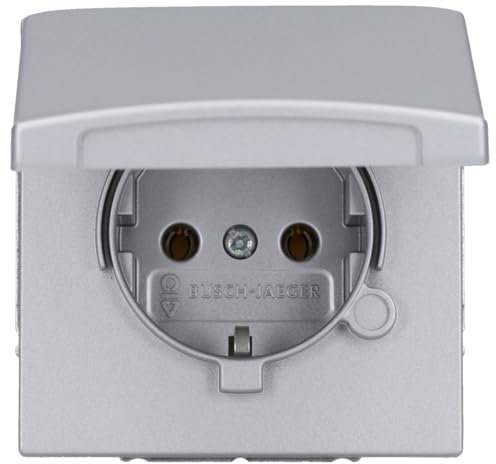 Busch-Jaeger Steckdose mit Klappdeckel, 20EUGK-33-101
