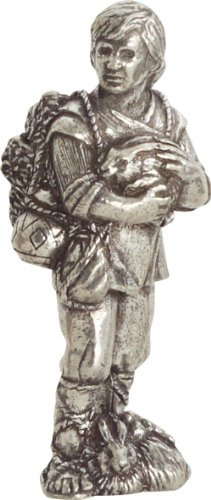 Port Danforth Krippenfigur, Zinn, Kaninchenmotiv