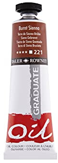 Daler Rowney : Graduate Oil Paint : 38ml : Burnt Sienna
