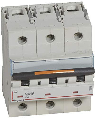 Disjoncteur DX³ MA 25kA - 3P 400V~ - 16A - 4,5 modules