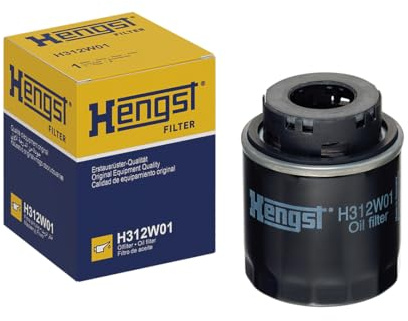 HENGST - Ölfilter H312W01 - Öl-Anschraubfilter für KFZ | Hochwertiger Motorölfilter für KFZ mit Otto- oder Dieselmotor - Robuster Ölfilter mit hoher Schmutzaufnahmefähigkeit