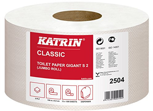 Katrin 2504 Classic Gigant S2 Toilettenpapier, 2-lagig (12-er Pack)