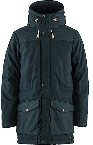 FJÄLLRÄVEN herr Singi Wool Padded Parka M Sport Jacket mörk marinblå Small