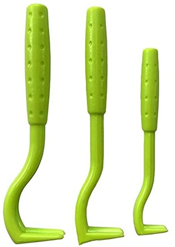 Wacnune 3 Pcs Tick Remover Tool for Dogs, Cats & Humans - Safe and Painless Lint Remover Hook, Pet Grooming Grooming Tool (Green)