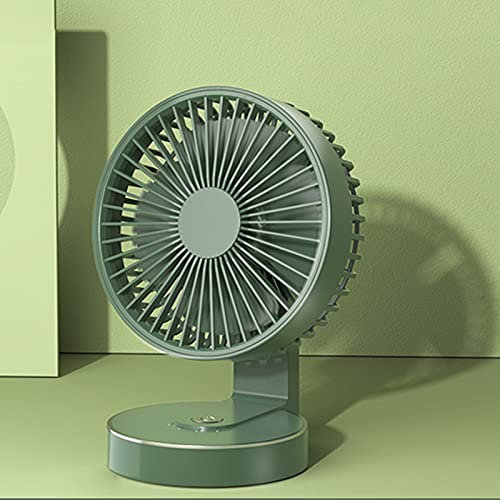 FACAI Ventilatore USB Ventilatore Elettrico Estivo Piccolo Letto USB da Scrivania per Studenti con Ventilatore Muto per Dormitorio Mini Ventilatore da Tavolo Home Desktop,Green
