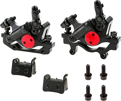 Mgoodoo 1 Paire de Freins à Disque Avant et Aarrière - Ligne Tirant Étriers de Frein à Disque Hydraulique MTB Freins à Disque Hydraulique pour Vélo - Adaptés pour VTT BMX- Noir