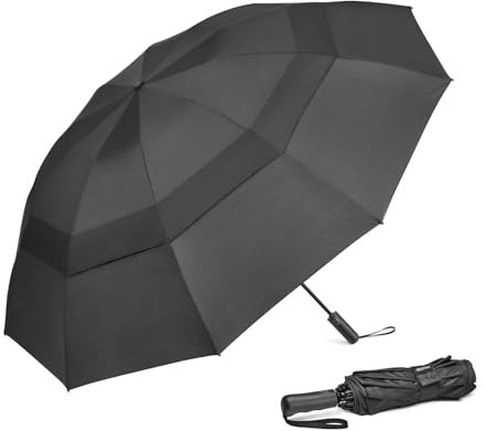 G4Free 46/54/62 Inch Large Golf Umbrella Windproof Reverse Travel Umbrella