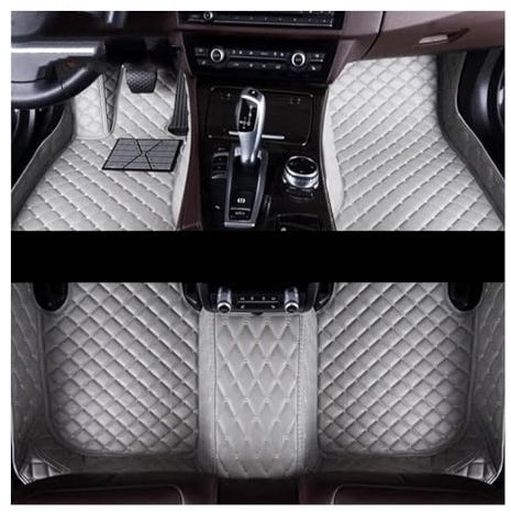 Auto FußMatten Maßgeschneiderte Auto-Fußmatten Für Volvo Für C30 Auto-Teppiche Fußmatten Coche-Zubehör(Gray)