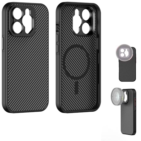 FREEWELL Pro Filmmaker Case for iPhone 13 Pro Black | Magnetic Filter & 17mm Lens Mount Black