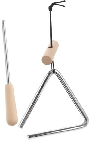 TOYANDONA Triangel Instrument Aus Eisen Als Musik-schlaginstrument Für Junge Mädchen Triangel-musikinstrument Für Musiklernen Und Interaktion