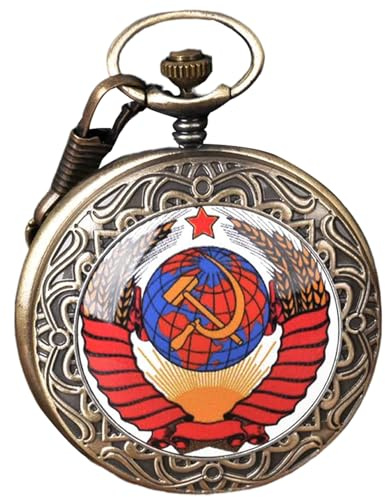 Orologio da tasca Clock Orologio Da Tasca Con Catena In Rilievo | orologi da tasca Accessorio Unico per Compleanno, Festa del Papà e Laurea