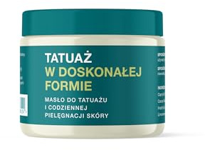 NEBA - Tattoo Butter - för Daglig Vård av Läkta Tatueringar, även för Känslig Hud - med Solrosolja, Vitamin E, Sheasmör - Vegan - Doft - Svart Magnolia - 200 ml