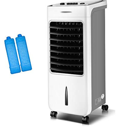 Portable Air Conditioner Fan Portable Air Cooler, Evaporative Misting Humidifier Small Air Conditioner Fan And Bladeless Noiseless Fan, For Office, Dorm, Room(Free Ice Tray)