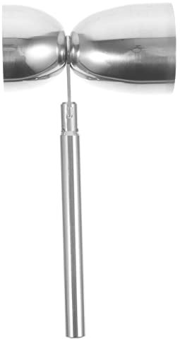 VICASKY Misurino per Cocktail Doppio Jigger in Acciaio Resistente 30/60 Ml, Strumento Professionale per Baristi Casalinghi e Festa, Misurino per Liquori Versatile