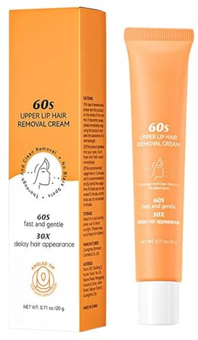 Crème de Épilation Douce Visage Femme | Baume Dépilateur Doux Lèvres,Épilateur Sans Douleur Hydratant pour Peau Sensible Visage Lèvre Supérieure Menton Cou