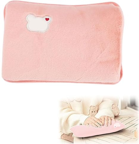 Borsa Acqua Calda Elettrica, Scaldino Elettrico Scaldamani, Borsa Acqua Calda Peluche, Scaldamani e Scaldapiedi, Dell'acqua Calda A Tenuta Stagna, Portatile e Ricaricabile, per Giornate Fredde