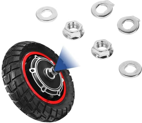 YUYUEMI Radmutter für KUGOO M4/M4 Pro Elektroroller Antriebsrad Schraube Dichtung M4 Scooter Nabe Achsmuttern