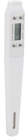 Haofy Thermomètre Alimentaire Numérique avec Technologie de Lecture Instantanée, écran LCD, Longue Sonde pour Viande, Barbecue, Pâtisserie, Fabrication de Bonbons (WHITE)