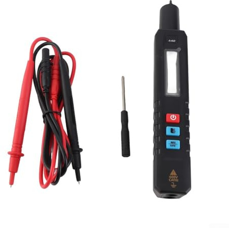 A40 Compact 4000 Digit Multimeter with Infrared Thermometer for Temperature and Voltage Diagnostics in Tight Spaces