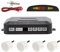 Sensores de Aparcamiento Marcha Atras,OSAN Kit de Auto LED Display + Alarma de Sonido + 4 Sensores Blanco