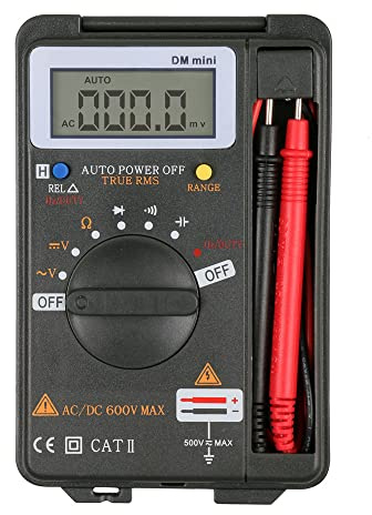 Autool DM Mini Multimètre de Poche Numérique à Sélection Automatique