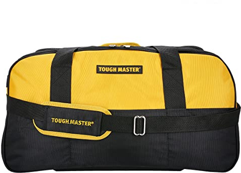 TOUGH MASTER Tool Bag 22 Heavy Duty Wide Space 7 Pockets with Removable Shoulder Strap Multifunctional Tool Storage Organiser 60 x 32 x 33 cm (Large Tool Bag)