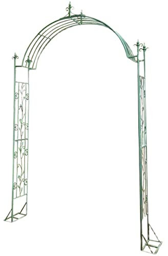 ZYFA Rosenbogen Rankgitter Torbogen Rankhilfe Gartenbogen für Pflanze Kletterrahmen,Pflanzen zur Unterstützung von Rosen,Gartendekoration,Rasen, Rosen, Garten, Pergola,Gartenlaube, Innen Außenbereich