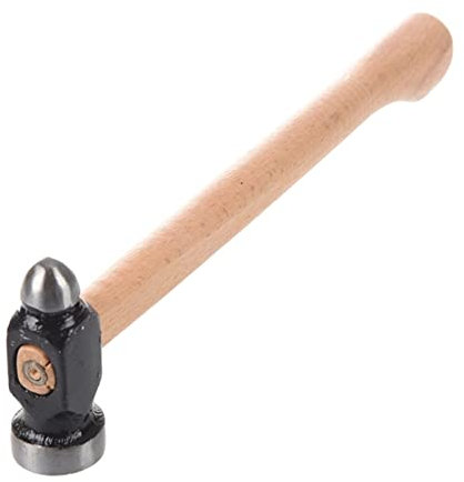 MUNANI Hammer mit Holzgriff, Kugelhammer-Set, HEZB Planieren, Ziselieren, Hammer, Holz, Leder, Hammer, Druckwerkzeug