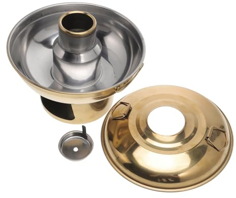 Mipcase Cookware Accessories Wok for Stoves Wok Stir-Fry Pan Hot Pot Chinese Hot Pot Alcohol Stove
