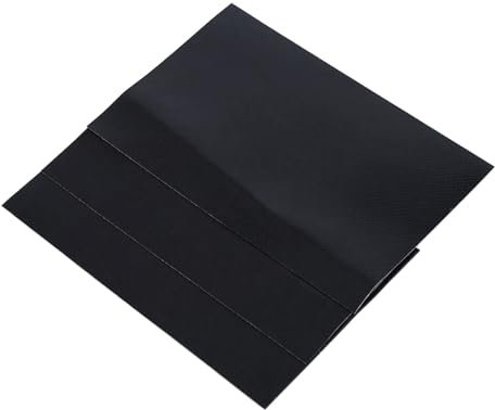 ZASCHMOY PVC-Flicken-Reparaturset, Reparaturflicken-Set, Zubehör, Wasserfeste Klebeflicken, mit Mehreren Farboptionen, 3 Stück für Schlauchboot, Kanu und Kajak, (Black)
