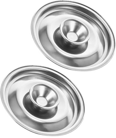 GLEAVI 2stücke Deckel Aus Edelstahl Für Gewürztopf Universalabdeckung Für Pfannen Und Töpfe Ersatz-silikondeckel Für Topf Und Bratpfanne Frischeerhaltung Und Aufbewahrung Für Küche