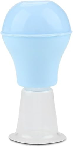 Blue Nipple Corrector,Women Silicone Nipple Enlargement Suction Enlarger Sucker Corrector for Breastfeeding Inverted Flat Nipples Aspirator Puller Health Care Breast Shells and Nipple Therapy Products
