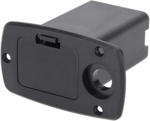 Schwarzer Aktiver Bassgitarren-Tonabnehmer, 9 V Batteriegehäuse, Batteriefach für E-Gitarre, Bassgitarre Teile Zubehör
