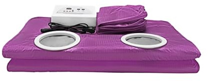 Slimmimg Couverture de Sauna Infrarouge numérique Perte de Poids détox Thermique, Couverture Chauffante de Sauna avec Manches Salon Maison Spa Femmes Hommes,Séances de sauna à domicile(Pink)