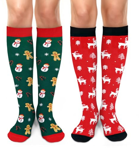 Cantustime Lustige Socken für Männer und Jungen - Weihnachten Neuheit Geschenke für Frauen Crazy Socke - Spaß Geschenke