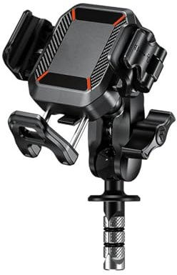Navigationsfäste GPS Motorcykel Telefonhållare Stötdämparfäste Mobilhållare Mobiltelefon Navigeringsfäste(M33-C5)
