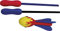 Günther Flugspiele 1551 - Raketenspiel Zooom Rocket, ca. 21 cm große Rakete, Wurfspiel mit Schleudergriff, Raketen Spielzeug für Kinder ab 6 Jahren, bis zu 30 m Reichweite
