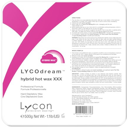 Lycon LYCODream Hybrid Hot Wax, 500g