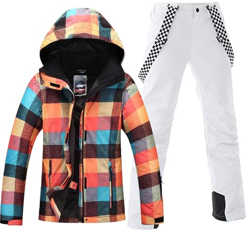 HOTIAN Damen Gz Skianzüge (2er Pack)