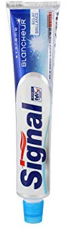 Signal Dentifrice Système Blancheur Eclat Brillance 75ml, Dents Blanches & Eclatantes, Santé Dentaire