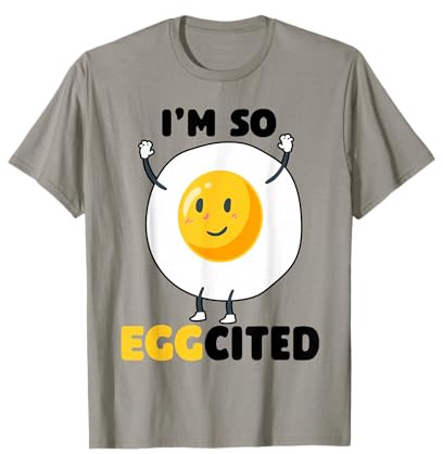 Oeuf cité, je suis si mignon, jeu de mots sur la nourriture T-Shirt