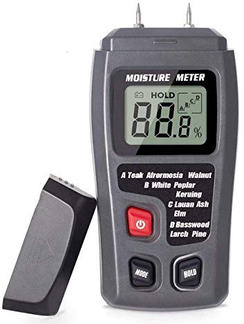 Bestgle Wood Moisture Meter Digital Timber Humidity Tester Humidity Detector for Cordwood, Furniture, Floor, Wood Humidity Measuring